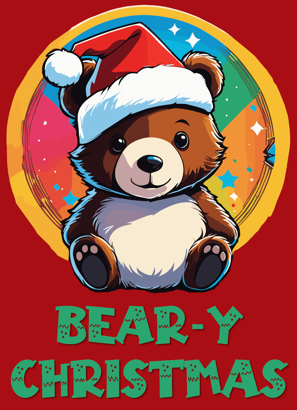 Cute Adorable Kawaii Chibi Beary Christmas Bear Beary merry Christmas from my adorable kawaii chibi bear! 🐻🎄🎁