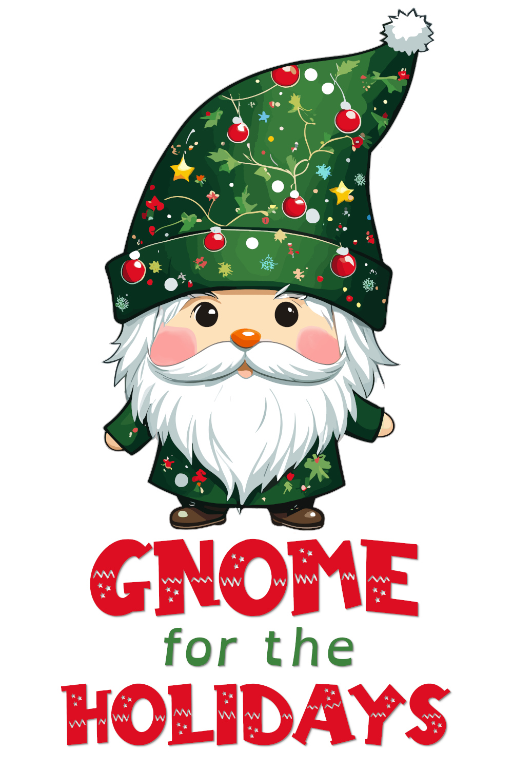 Gnome For The Holidays Funny & Adorable Christmas Gnome Gnomebody does Christmas like this little guy 🎅🏼❄